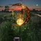 Cat MoonShaped Iron Solar Lamp Decorative Outdoor Garden Lighting With Automatic Sensor Solar Powe 7
