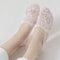 Women Summer Lace Invisible Socks Boat Mesh Thin Low Cut Socks With Silicone Grip AntiSlip No Show 1