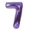40-Inch Purple Aluminium Foil Number Balloon, Giant Globos Balloon for Happy Birthday Party, Baby Shower & Celebration