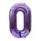40-Inch Purple Aluminium Foil Number Balloon, Giant Globos Balloon for Happy Birthday Party, Baby Shower & Celebration