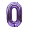 40-Inch Purple Aluminium Foil Number Balloon, Giant Globos Balloon for Happy Birthday Party, Baby Shower & Celebration