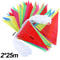 Multicolors Triangle Flags Bunting Banner Nylon Fabric Pennant For Festival Outdoor Wedding Home H 4