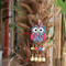 Painted Wooden Wind Chime, National Style Peacock & Owl Outdoor Wind Spinner with Bells, Home & Garden Decoration