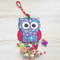 Painted Wooden Wind Chime, National Style Peacock & Owl Outdoor Wind Spinner with Bells, Home & Garden Decoration
