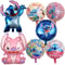 Disney Animation Stitch Interstellar Baby Stitch Angel Aluminum Film Balloon Children's Cartoon Birthday Decoration Balloon
