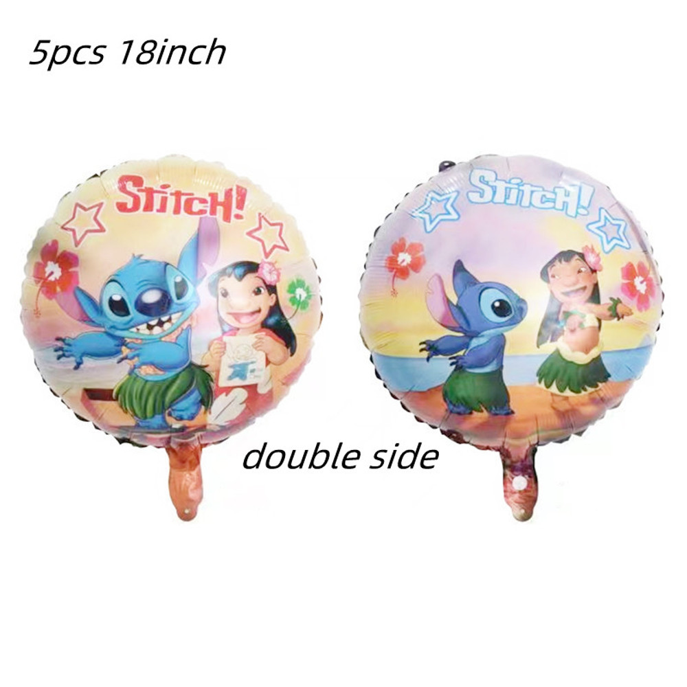 Disney Animation Stitch Interstellar Baby Stitch Angel Aluminum Film Balloon Children's Cartoon Birthday Decoration Balloon