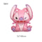 Disney Animation Stitch Interstellar Baby Stitch Angel Aluminum Film Balloon Children's Cartoon Birthday Decoration Balloon