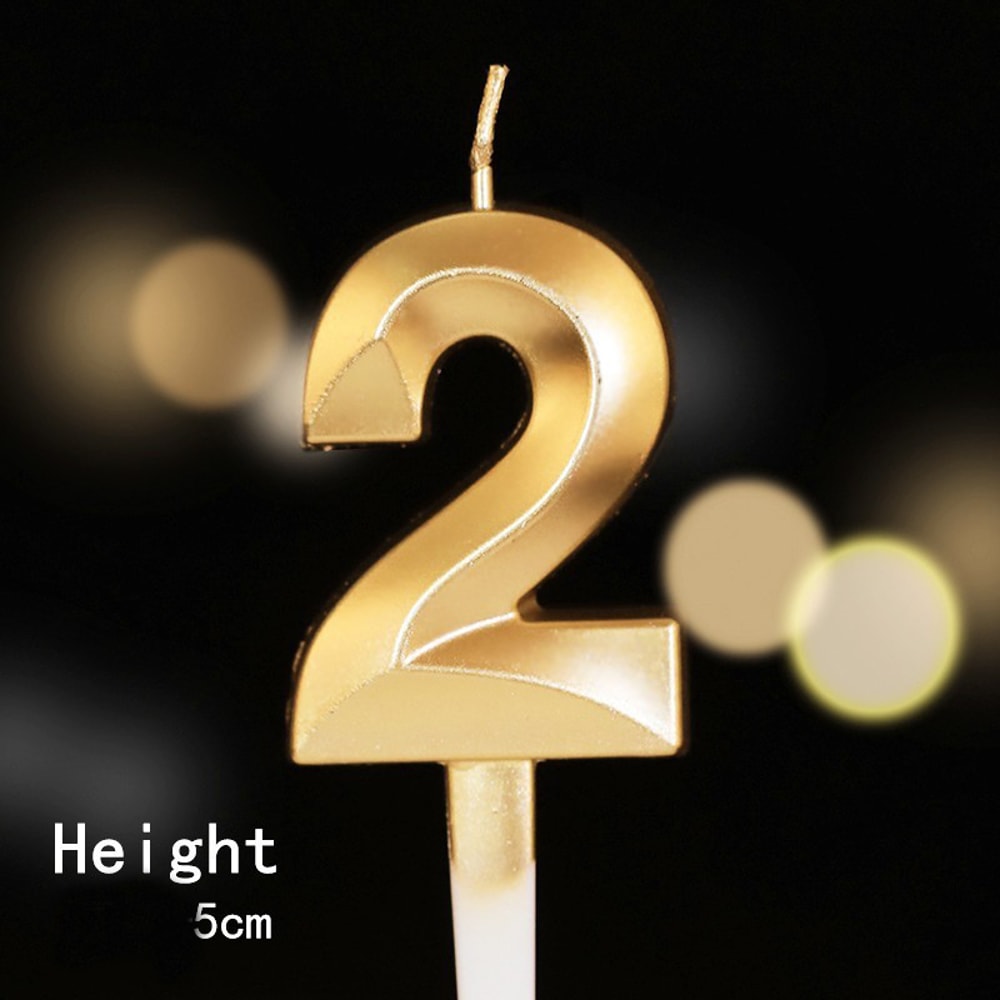 Digital Candle Cake Decoration Plugin Full Moon Birthday Wedding Dessert Table Accessories 09 Numb 3