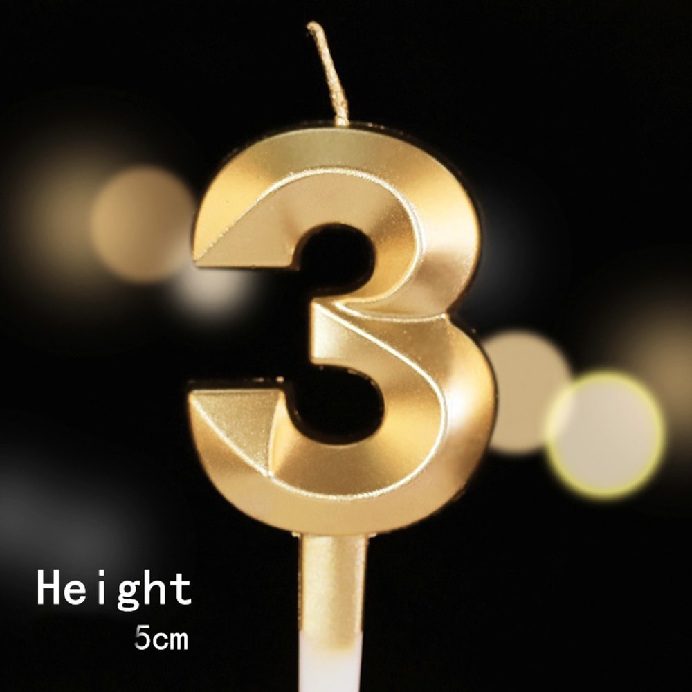 Digital Candle Cake Decoration Plugin Full Moon Birthday Wedding Dessert Table Accessories 09 Numb 6