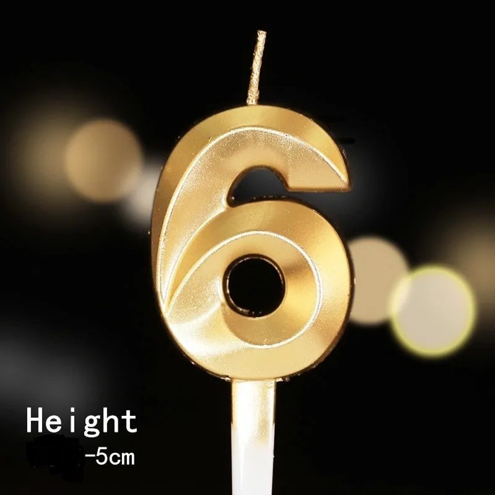 Digital Candle Cake Decoration Plugin Full Moon Birthday Wedding Dessert Table Accessories 09 Numb 9