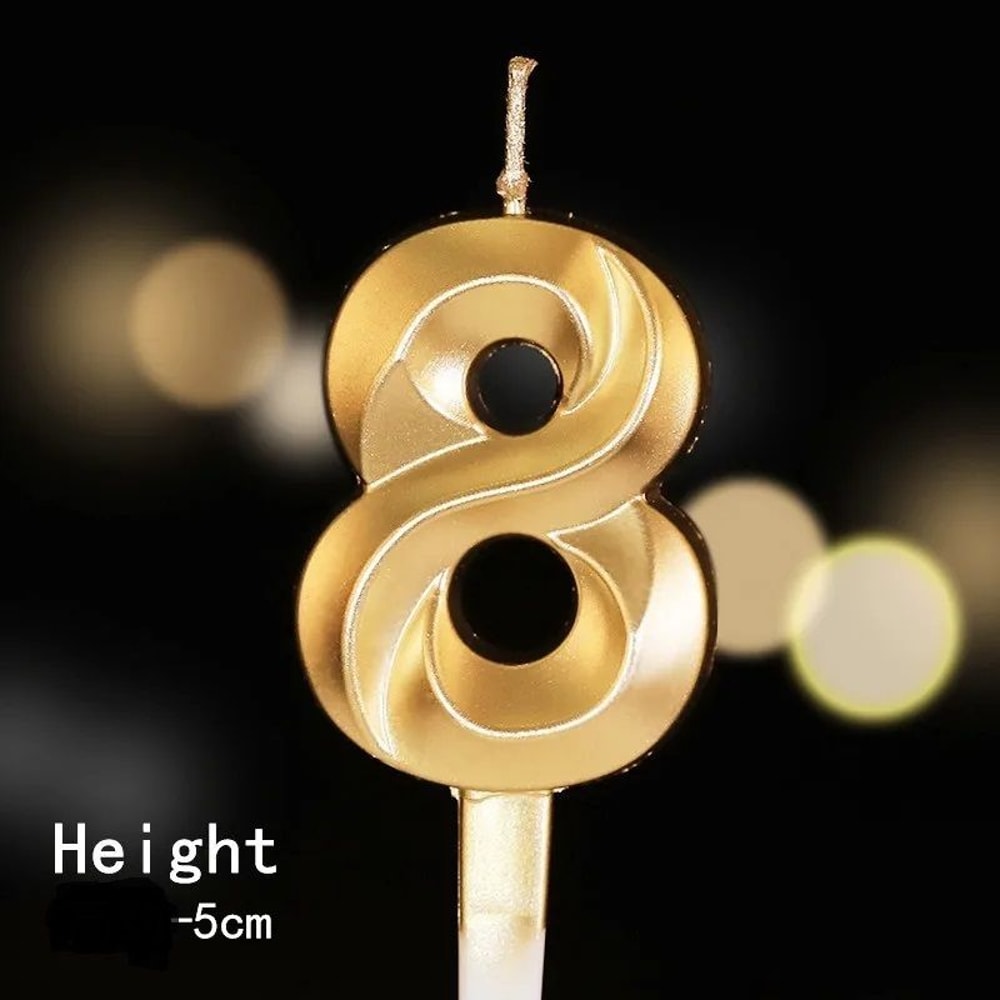 Digital Candle Cake Decoration Plugin Full Moon Birthday Wedding Dessert Table Accessories 09 Numb 10