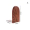 Nature Wooden Bookends, Desktop Bookshelf Desk Organizer for Office & Home, Sturdy Wood Book Ends for Storage Decoration