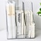 Convenient Clear Acrylic Bookends, Single Slot Desk Organizer for Books, Documents & Study Supplies