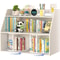3-Tier Kids Bookshelf with 2 Rotating Shelves, Multi-Functional Toddler Bookcase & Toy Organizer for Nursery, Playroom