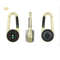 3-in-1 Compass Thermometer Carabiner Clip – Double-Sided Metal Keyring for Outdoor Hiking & Survival