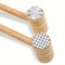 Double Sided Wooden Handle Meat Tenderizer, Steak Mallet Tool, Essential Kitchen Gadget for Tenderizing, Sinew Breaking