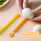 Boiled Eggs Cutter Set, Cute Eggshell Shape Kitchen Tool, Flower Shaper for Bento Cut, Fancy Egg Cooking Gadgets