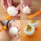 Boiled Eggs Cutter Set, Cute Eggshell Shape Kitchen Tool, Flower Shaper for Bento Cut, Fancy Egg Cooking Gadgets
