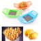 Stainless Steel French Fry Potato Chip Cutter, Vegetable Carrot Chopper, Easy Cut Kitchen Gadgets for Home Cooks
