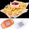 Stainless Steel French Fry Potato Chip Cutter, Vegetable Carrot Chopper, Easy Cut Kitchen Gadgets for Home Cooks