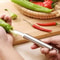 Jalapeno Pepper Corer Tool, Pepper Core Remover for Chili Deseeding, Sharp Edge Vegetable Seed Remover Kitchen Gadget