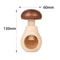 Adjustable Nut Sheller with Wooden Base, Mushroom Shaped Manual Walnut Opener, Nut Cracker Tool for Pecans Kitchen Use