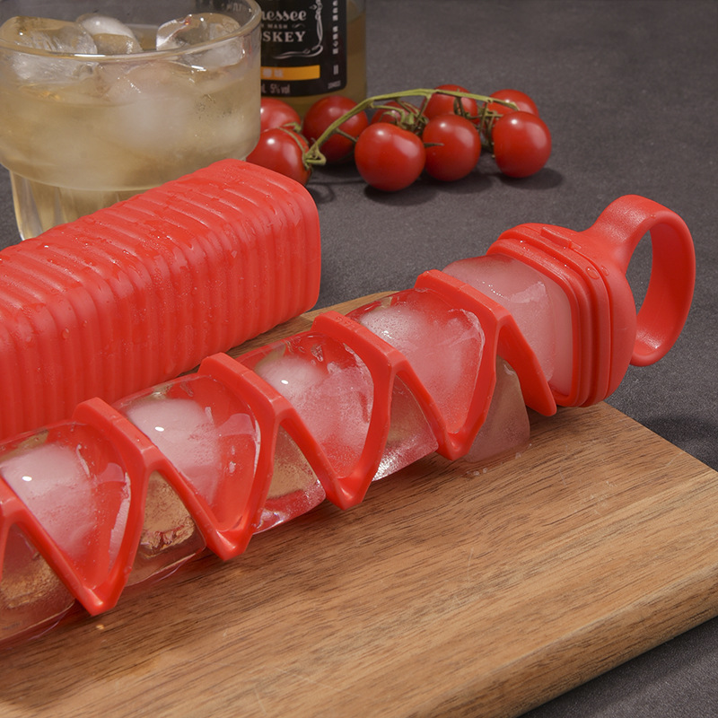 Refrigerator Ice Making Mold Grid, Ices Making Box Press Type, New Household Ice Cream Mold for Kitchen Freezer