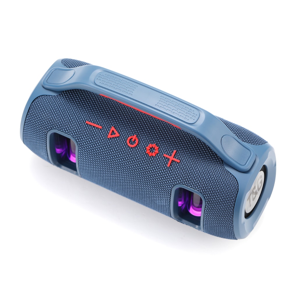 Portable Fashion Bluetooth Speaker, Wireless USB TF AUX, RGB Colorful LED Light Loud Sound Music Player