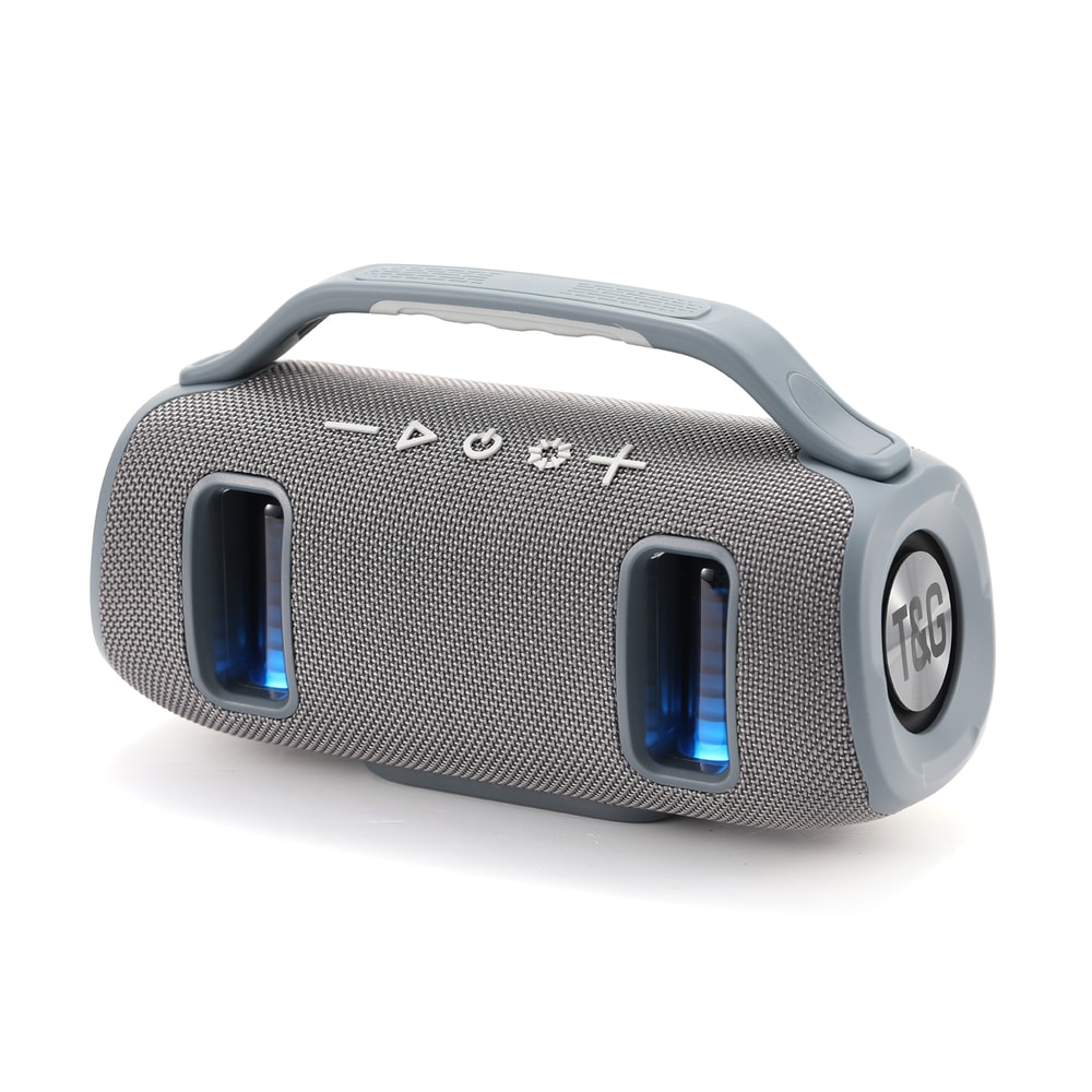 Portable Fashion Bluetooth Speaker, Wireless USB TF AUX, RGB Colorful LED Light Loud Sound Music Player