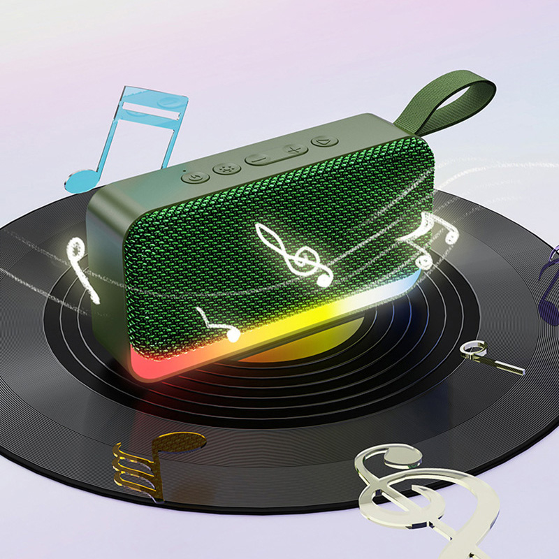 Portable Xiaomi Bluetooth Speaker Wireless RGB Light, USB Flash Drive, Card Insertion, Small Fabric Gift Speaker