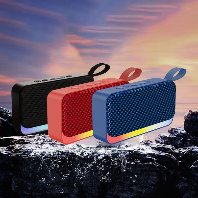 Portable Xiaomi Bluetooth Speaker Wireless RGB Light, USB Flash Drive, Card Insertion, Small Fabric Gift Speaker