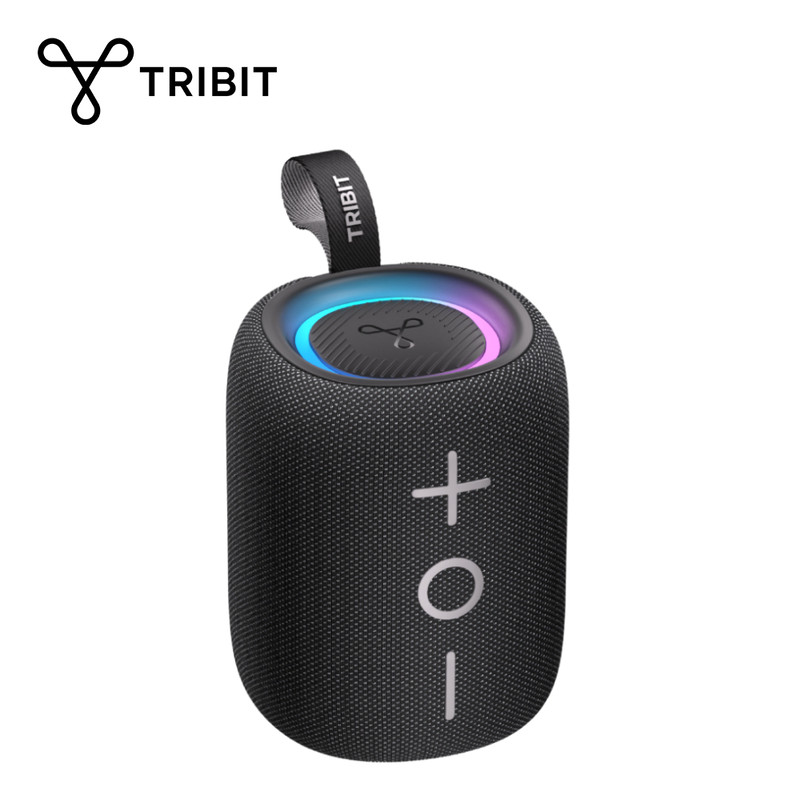 StormBox Mini Plus Wireless Speaker, 12W 360 Surround Sound, XBass, LED Light, IPX7 Waterproof, Travel Outdoor Hiking