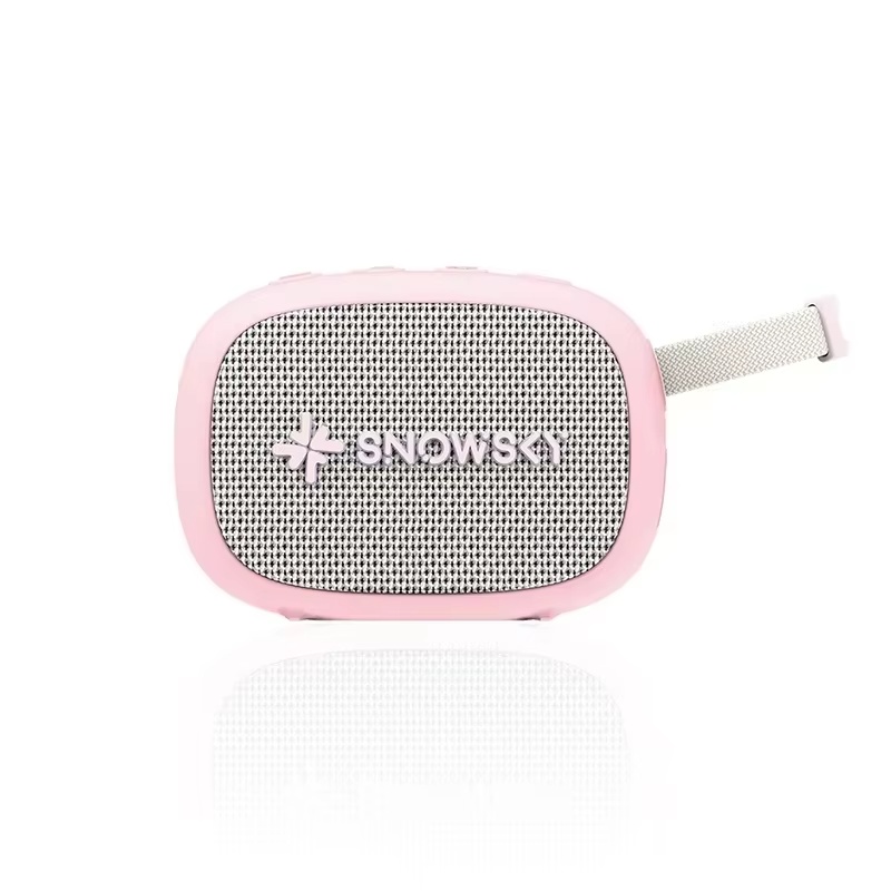 FiiO SnowSky Bluetooth Speaker 45mm Loudspeaker, Mini Portable IPX6 Waterproof 1400mAh Hiking Speaker for Outdoors