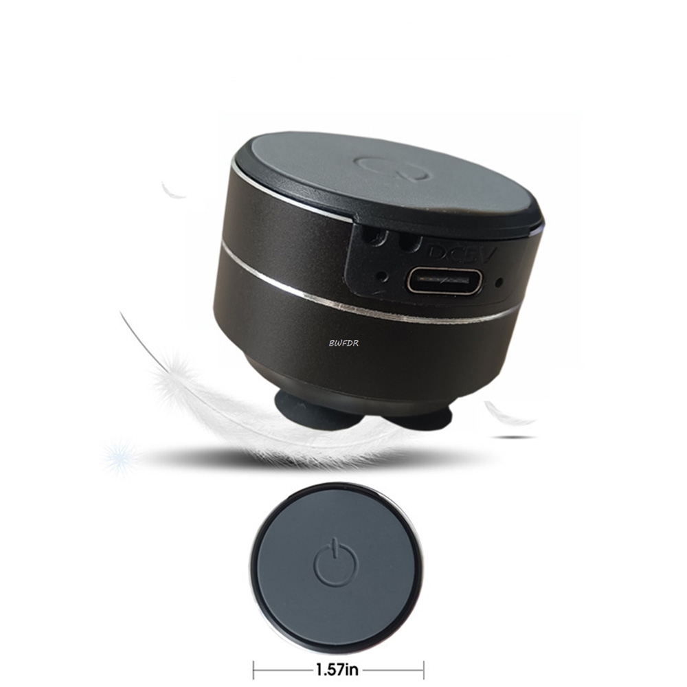 Portable Mini Bone Conduction Speaker Vibration Stereo Audio, TWS Wireless Bluetooth, Digital Metal Speaker