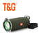 Waterproof Outdoor Subwoofer Stereo Speaker, 2400MAH TG192 Bluetooth Boombox, RGB LED Light Wireless Speaker for Travel