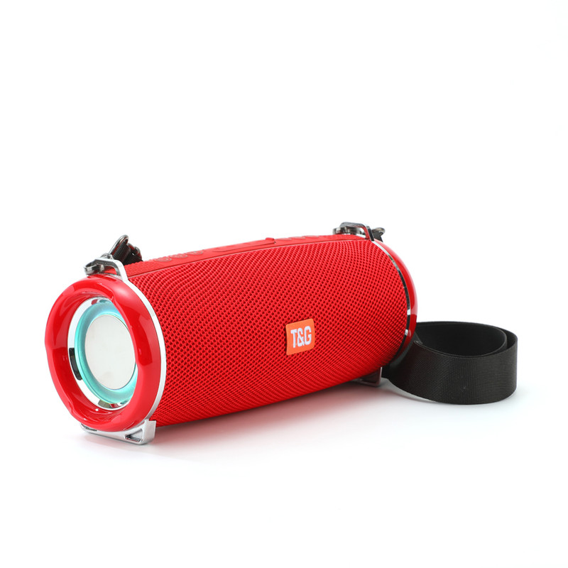 Waterproof Outdoor Subwoofer Stereo Speaker, 2400MAH TG192 Bluetooth Boombox, RGB LED Light Wireless Speaker for Travel