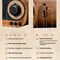 Wireless Mini Bluetooth Speaker Retro Wood Box, Outdoor Sound System, TF Card, FM Radio Music MP3 Subwoofer