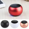 TWS Bluetooth Wireless 5.3 Speaker Portable, Heavy Subwoofer Small Steel Gun Metal, Outdoor Mini Stereo Speaker