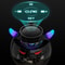 Wireless Mini Bluetooth Speaker Audio with LED Alarm Clock, Music Player Ball Shape, Clock Speaker for Bedroom