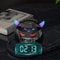 Wireless Mini Bluetooth Speaker Audio with LED Alarm Clock, Music Player Ball Shape, Clock Speaker for Bedroom