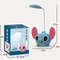Cute Disney Lilo And Stitch LED Desk Lamp With Pencil Sharpener Foldable USB Rechargeable Study Lig 3
