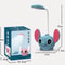 Cute Disney Lilo And Stitch LED Desk Lamp With Pencil Sharpener Foldable USB Rechargeable Study Lig 3