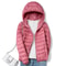 Women Fashion Short Puffer Jackets, Ultralight Thin Packable Coats,Sweet Style Down Outerwear