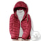 Women Fashion Short Puffer Jackets, Ultralight Thin Packable Coats,Sweet Style Down Outerwear