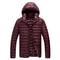 Lightweight Winter Down Jacket For Men Ultra Light Packable Puffer Padded Hooded Coat Breathable 4