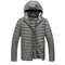 Lightweight Winter Down Jacket For Men Ultra Light Packable Puffer Padded Hooded Coat Breathable 7