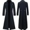 Mens Retro Jacket Victorian Gothic Trench Coat Medieval Long Coat 0