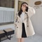 Coffee Short Trench Coat, Womens Loose Fit, Lantern Sleeve Coat, Spring Autumn Style, Elegant Outerwear