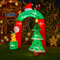 Christmas Inflatable Hot Coffee Mug Bear LED Archway Decoration Outdoor Yard Ornament Holiday Home 1