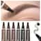 Split Tip Eyebrows Pen, Eyebrow Tattoo Pen Waterproof, Eyebrow Pen Waterproof, Liquid Black Eyebrow Makeup Pencil